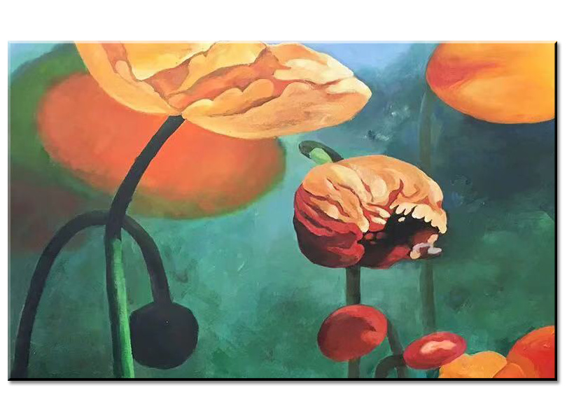 Orange Poppies-0 Orange Poppies - Afbeelding 1