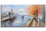 Seine and Eifel Tower Scene
