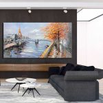 Seine and Eifel Tower Scene - Afbeelding 3