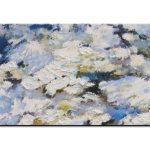 Blanket of White on Blue