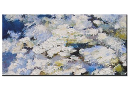 Blanket of White on Blue