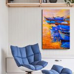 Blue Fishing Boats - Afbeelding 3