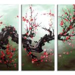 Branch with Red Blossoms