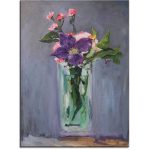 Carnations and Clematis