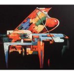 Colorful Grand Piano