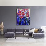 Dancing Red Flowers - Afbeelding 2