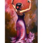 Dancing in a Purple Dress