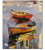 Fishing Boats at Sunset