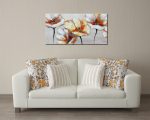Flowers in White & Orange - Afbeelding 3