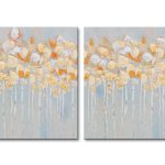 Gold and Silver Flowers