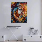 Musician with Sax 3 - Afbeelding 2