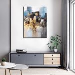 NY City Night View - Afbeelding 2