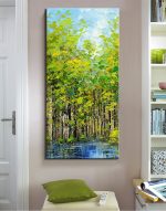 Puddle in a Green Forest 8 - Afbeelding 3