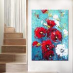 Red and White Flowers - Afbeelding 2