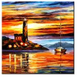 Sailboat and Lighthouse