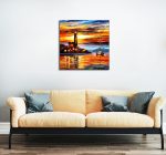 Sailboat and Lighthouse - Afbeelding 2