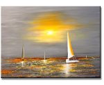 Sailing Boats in the Evening