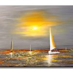 Sailing Boats in the Evening