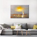 Sailing Boats in the Evening - Afbeelding 2