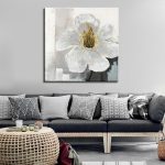 Silver Flower with Golden Stamen - Afbeelding 2