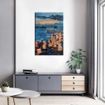 The Harbor at Night - Afbeelding 3