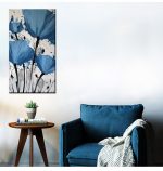 Withered Poppies in Blue - Afbeelding 2