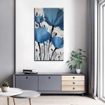 Withered Poppies in Blue - Afbeelding 4