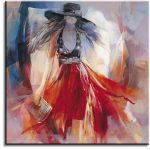 Woman in a Red Dress