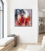 Woman in a Red Dress - Afbeelding 3