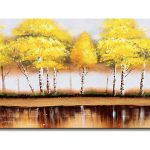 Yellow Trees at the Water