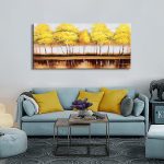 Yellow Trees at the Water - Afbeelding 3