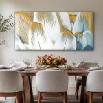 Gouden Verenpracht, Dieren schilderij aan de muur in interieur