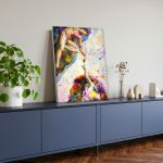 Vonk der Aanraking, Mensen & Portretten schilderij aan de muur in interieur