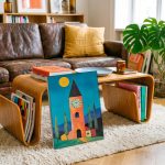 Klokkentoren in Toscane, Natuur & Landschap schilderij aan de muur in interieur
