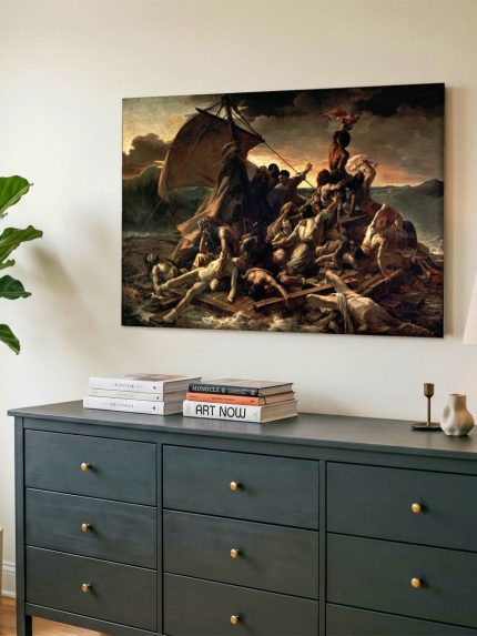 Het Vlot van de Medusa (naar Géricault), Mensen & Portretten schilderij aan de muur in interieur