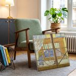 Slagerswinkel (naar Van Gogh), Steden & Skylines schilderij aan de muur in interieur