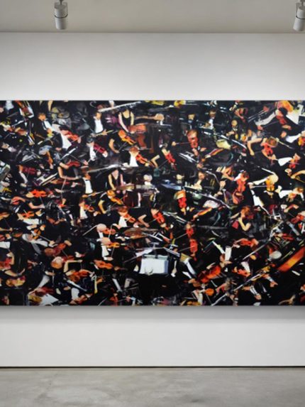Vurig Orkest, Mensen & Portretten schilderij aan de muur in interieur