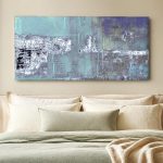 Gletsjerbaai, Abstract & Modern schilderij aan de muur in interieur
